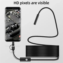 KERUI Industrial Borescope, 3 in 1 Endoscope Camera with 6 LEDs, Type C,IP67 Waterproof, OTG Mini Camera for Pipeline Inspection