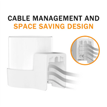Metal Wall Mount with Cable Organiser for TP-Link Deco X20/X50/X55/X60 - 5