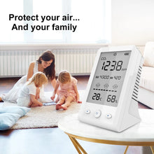 NDIR CO₂ Monitor with Temperature & Humidity – White — image 3