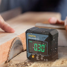 Woodworking Tools 4-sided Magnetic Dual Laser Inclinometer Digital Angle Measuring Instrument with Tilt Measurement Laser Level