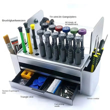 Desktop Electronics Repair Tool Organiser with Drawer & Solder Wire Rack - 4