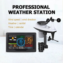 Professional Wireless Weather Station Weather Forecast Wind Speed Barometric Weather Station Clock Rain Gauge Outdoor Sensor