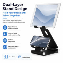 Foldable Aluminium POS Tablet & Phone Stand - view 5