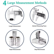 High-Accuracy 0.01mm Digital Caliper 150mm Stainless Steel Micrometer with Data Hold&Unit Conversion for Industrial/DIY Measures