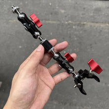1 Set Photography Accessories Camera Metal Super Clamp With Double Ball Head Magic Arm For Monitor Light Mic Phone Mount