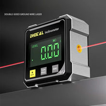 Pocket Digital Level Protractor Inclinometer Digital Display Angle Gauge 360 Degree Magnetic Electronic Level Laser
