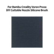 81×81×5 mm Silicone Nozzle Cleaning Brush for 3D Printers