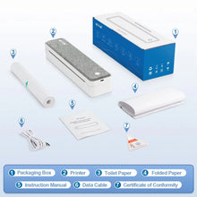 Desktop A4 Bluetooth Printer Thermal Barcode Label Printer Printing for Business Travel Printing