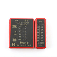 Multifunction HDMI RJ45 PoE RJ11 cable tester