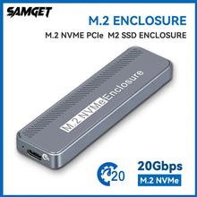 20Gbps USB-C NVMe M.2 SSD enclosure