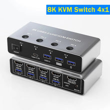 8K 4-port HDMI USB 3.0 KVM switch