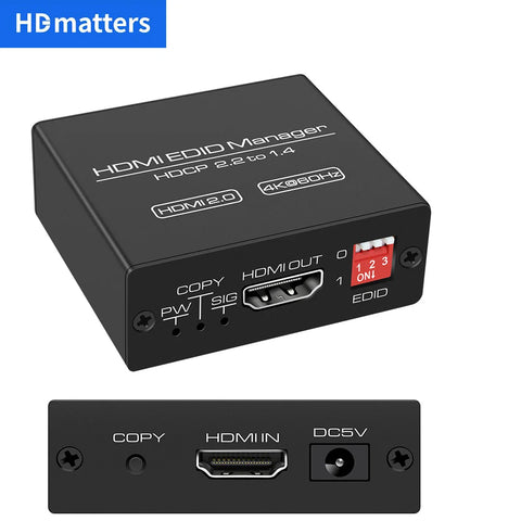 4K 60Hz HDMI EDID manager