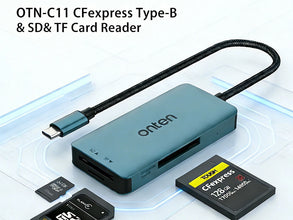 CFexpress Type B SD microSD card reader alternate view