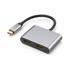 USB-C to Dual HDMI Display Adapter – 4K Support