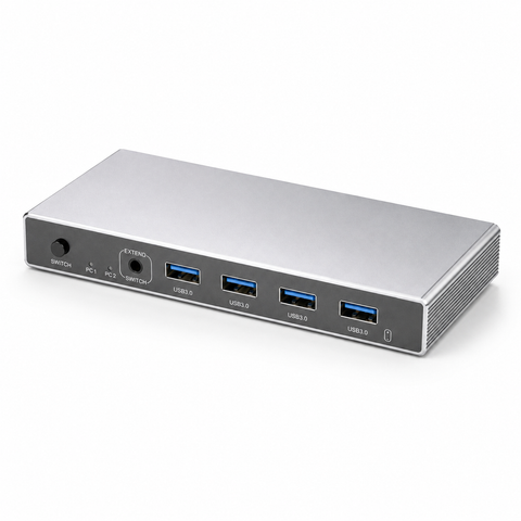 2-Port DisplayPort KVM Switch with USB 3.0