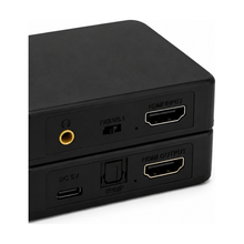 HDMI Audio Extractor optical and HDMI connection detail