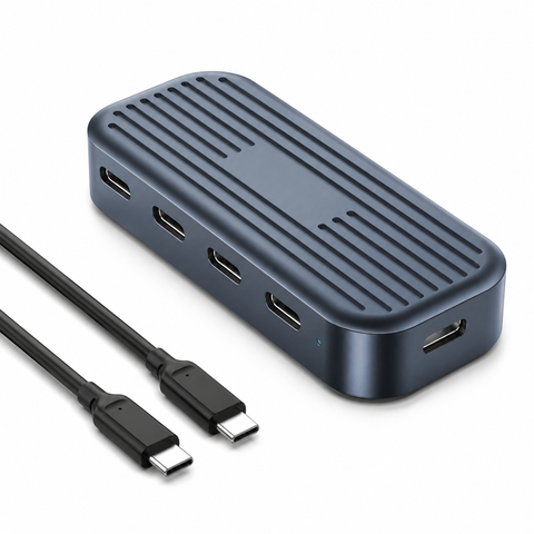 10Gbps USB-C Multiport Hub with 4K Video and PD Pass-Through