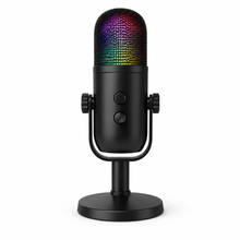 USB/XLR dynamic microphone with desktop stand