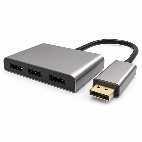 DisplayPort 1 to 3 MST splitter hub