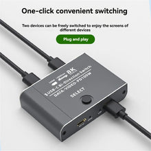 10Gbps bidirectional USB-C switch on clean background