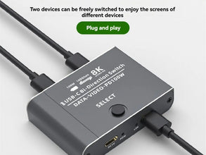 USB-C bidirectional switch landscape detail