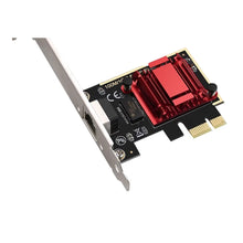 2.5GbE PCIe Network Card with RTL8125B on clean background