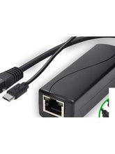 Gigabit PoE Splitter 48V to 5V USB-C portrait detail