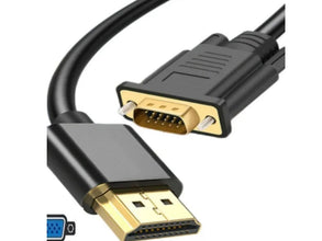 1080p HDMI to VGA Adapter Cable with Audio 1.8m landscape detail