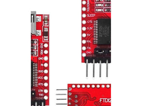 FT232RL USB to TTL Serial Adapter Module 3.3V/5V landscape detail