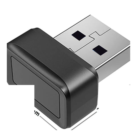 USB Fingerprint Reader for Windows Hello on clean background