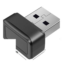 USB Fingerprint Reader for Windows Hello on clean background