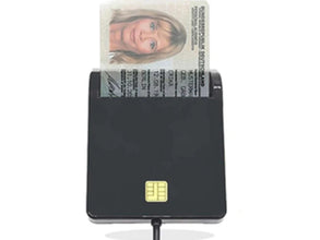 X01 USB CCID Contact Smart Card Reader landscape detail