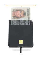 X01 USB CCID Contact Smart Card Reader portrait detail