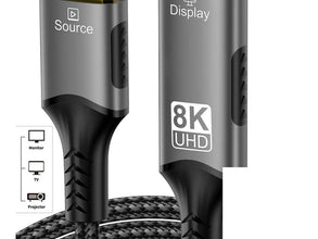 DisplayPort to HDMI 2.1 Cable 8K 2m landscape detail