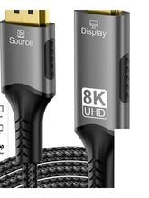 DisplayPort to HDMI 2.1 Cable 8K 2m portrait detail