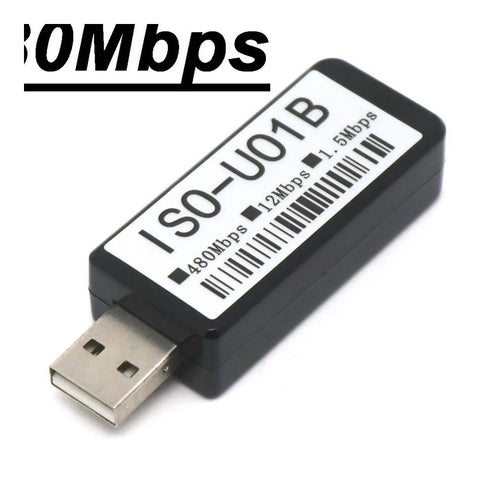 ADUM3165 480Mbps USB 2.0 Galvanic Isolator on clean background