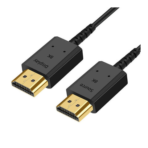 20m 8K HDMI 2.1 Fibre Optic Cable 48Gbps on clean background