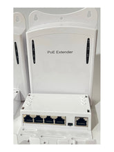 Outdoor PoE Extender 1 Input to 4 Outputs IP66 portrait detail
