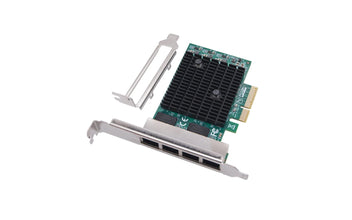 4-Port 2.5GbE PCIe Network Card – RTL8125BG – landscape product view