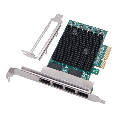 4-Port 2.5GbE PCIe Network Card – RTL8125BG – main product view