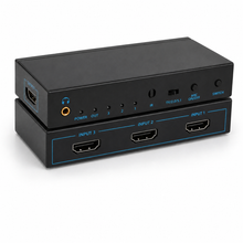 3x1 HDMI audio switch controls and output
