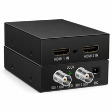 3G-SDI to HDMI converter three-quarter view