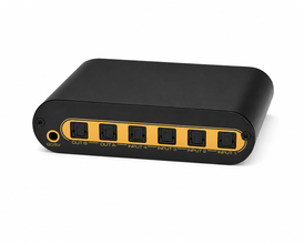 4x2 Toslink optical matrix three-quarter view