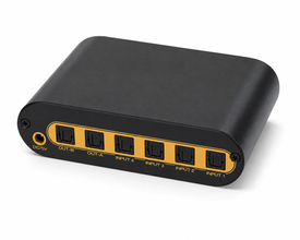 4x2 Toslink optical matrix elevated view