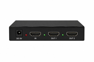 4K 1x2 HDMI splitter connector view
