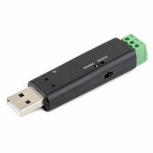 Industrial USB to RS232 RS485 converter rear view