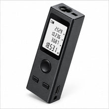Compact 30m mini laser distance meter in hand
